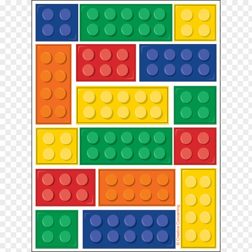 Party Favor Toy Block LEGO Birthday PNG