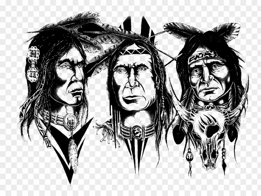 Printed T-shirt Native Americans In The United States Tattoo PNG in the Tattoo, chest tattoo clipart PNG