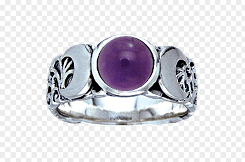 Ring Amethyst Earring Silver Jewellery PNG