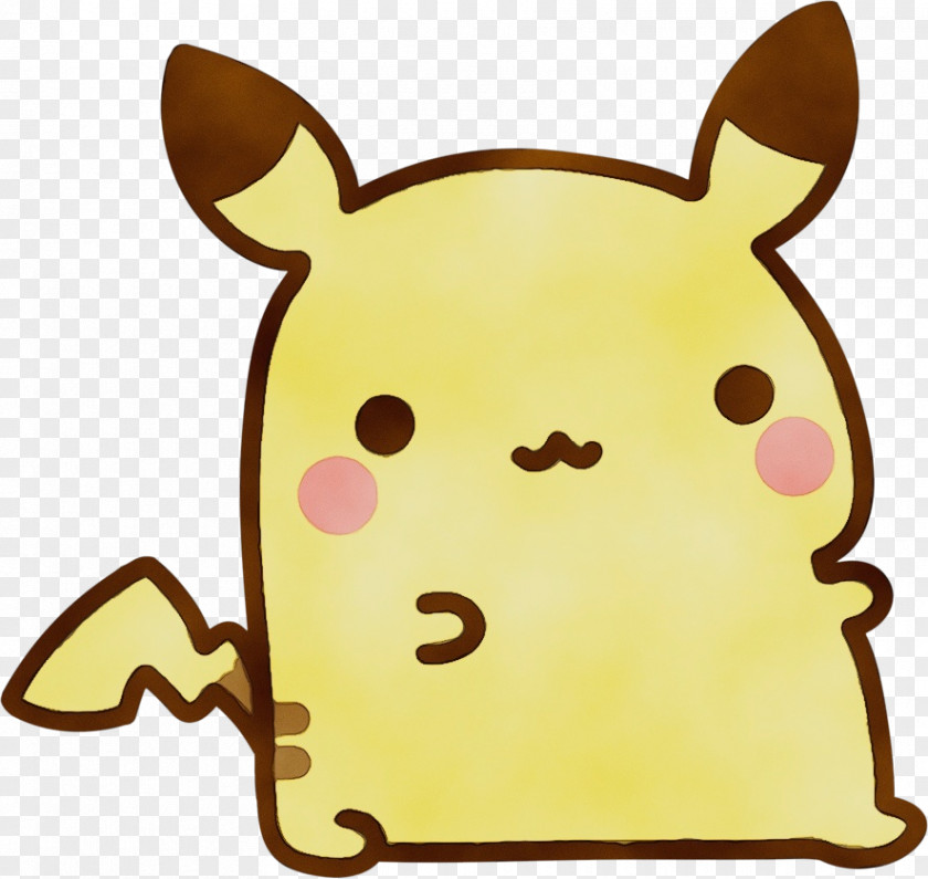 Snout Whiskers Yellow PNG