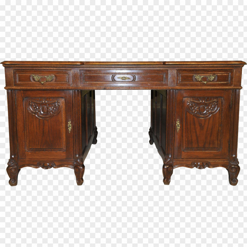 Table Pedestal Desk Furniture Writing PNG