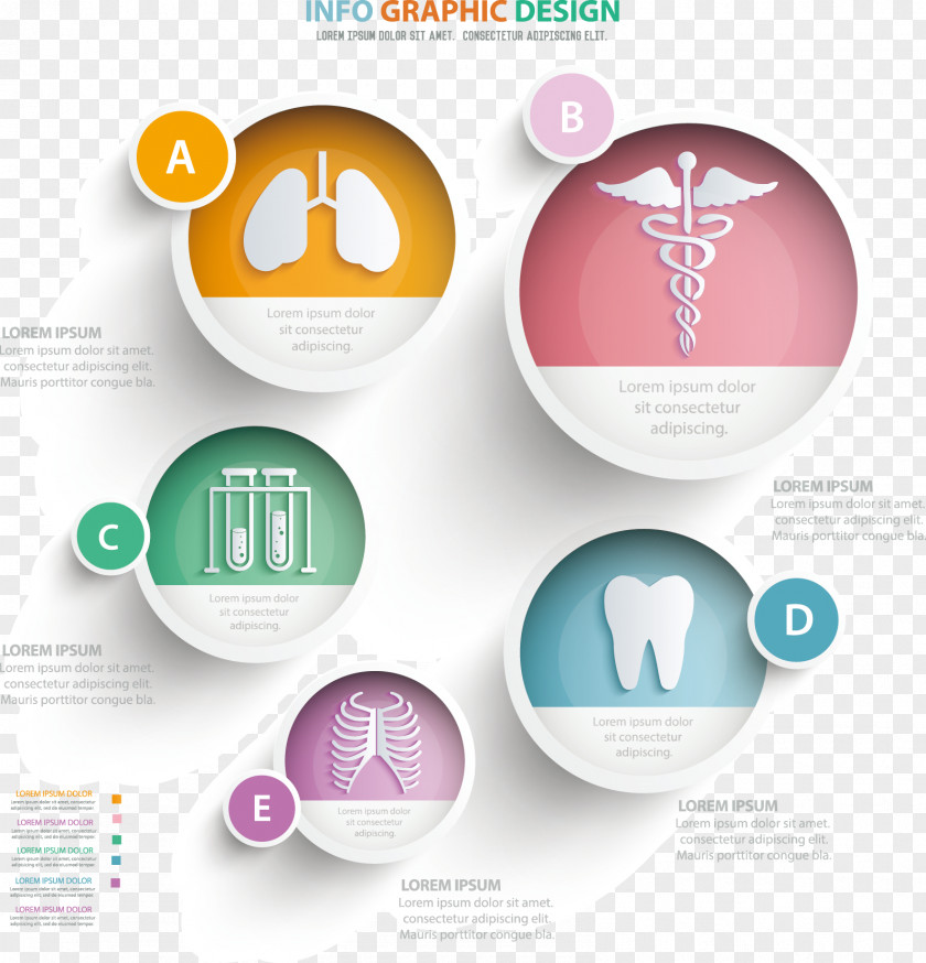 Vector Three-dimensional Ring Graphic Design Circle Chart PNG