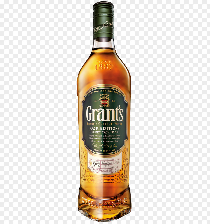 Whiskey Cask Scotch Whisky Blended Grant's Tennessee PNG