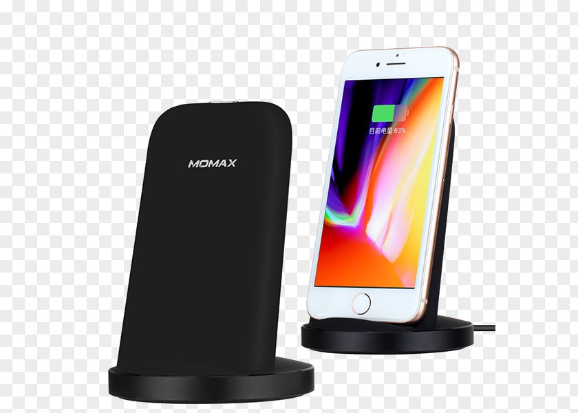 Apple Battery Charger Inductive Charging Qi Wireless IPhone X PNG