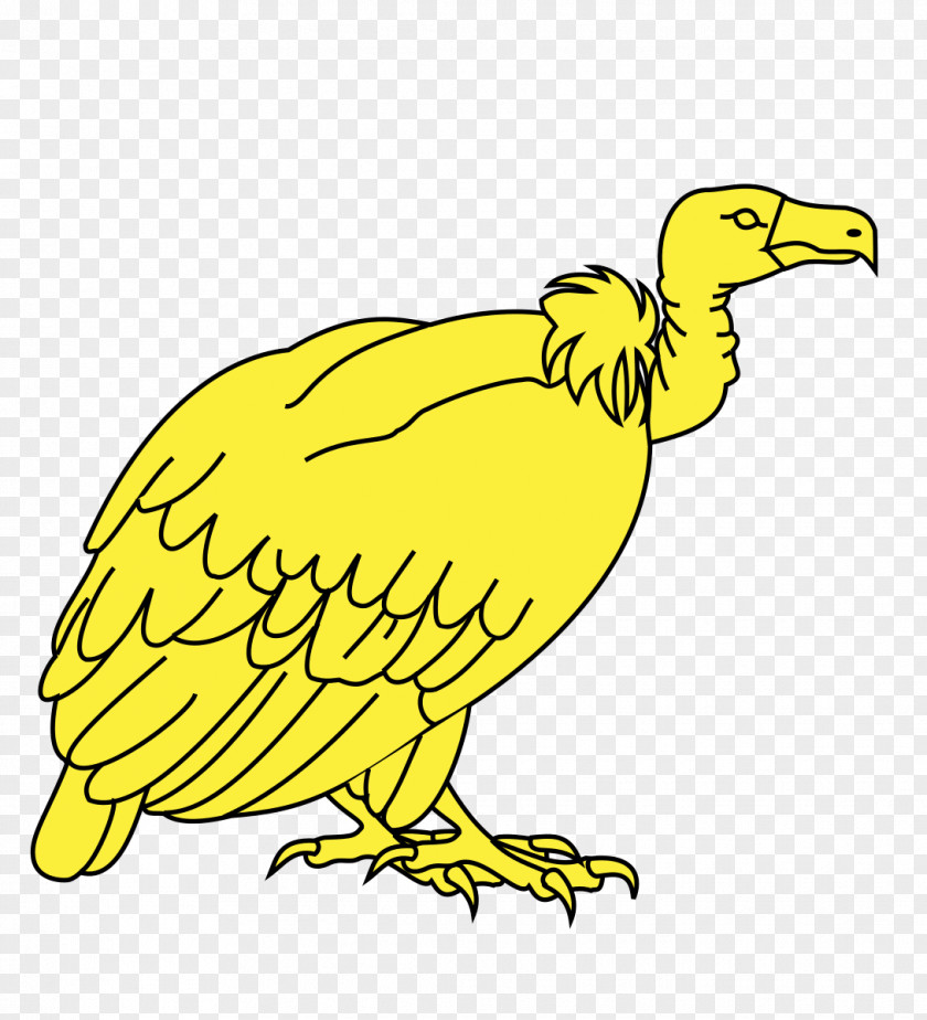 Coloring Book Yellow Bird Line Drawing PNG