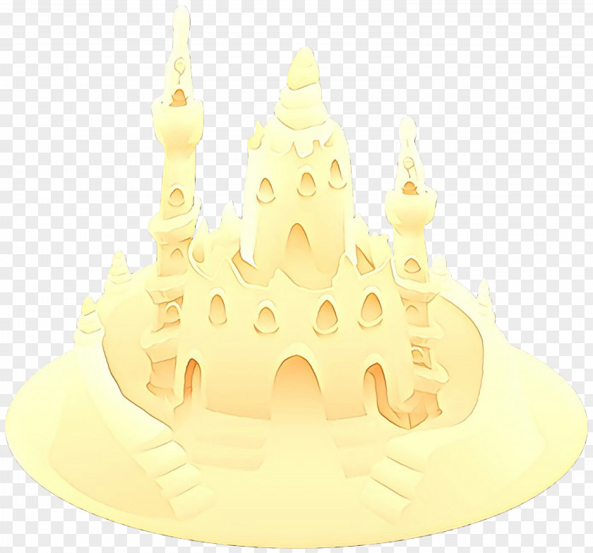 Crown Candle Cartoon Birthday Cake PNG