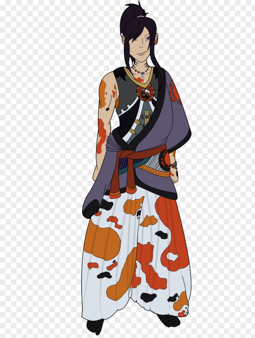 Fish Koi Robe Cartoon Fashion Illustration Costume Design PNG