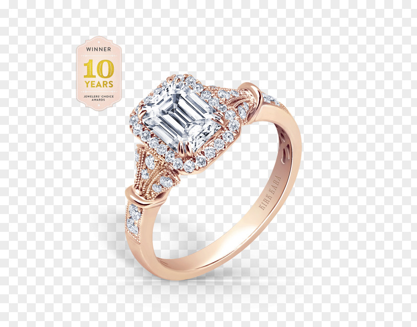 Ring Engagement Diamond Cut Wedding PNG