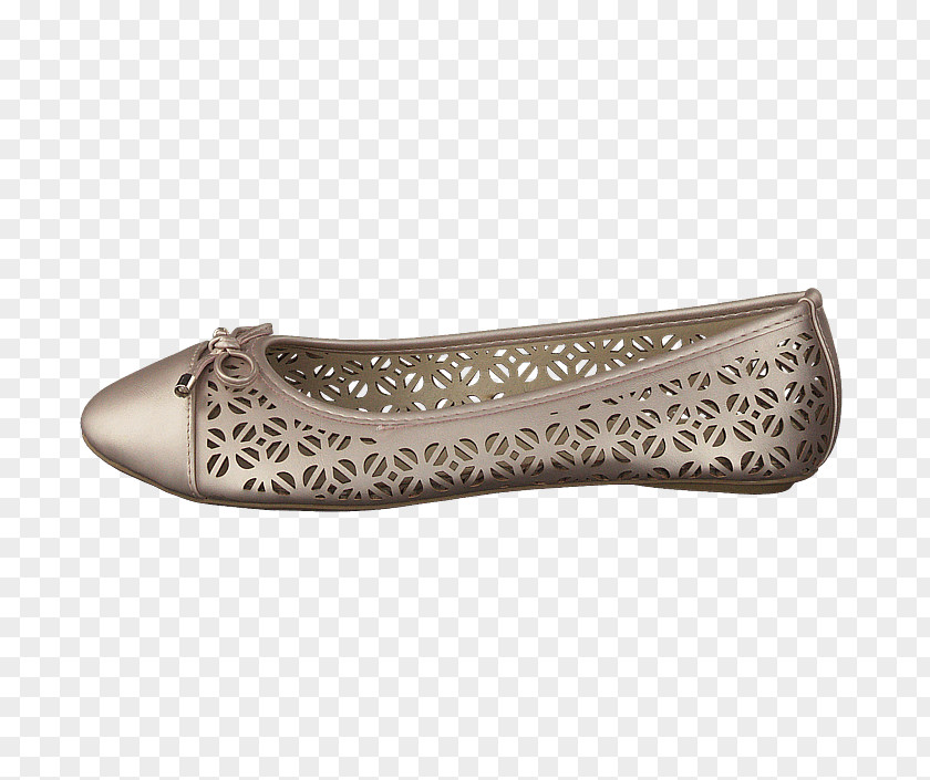 Rose Gold Dress Shoes For Women Ballet Flat Product Design Shoe PNG