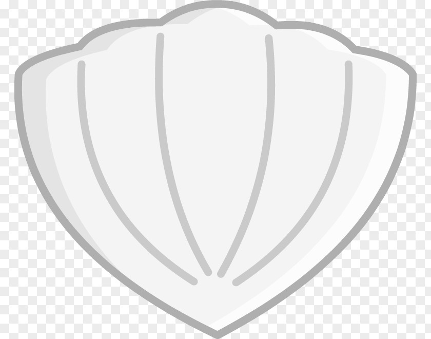 Seashell Line Angle Heart PNG