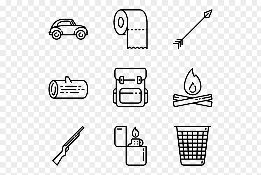Summer Stuff Camping Camp Paper PNG