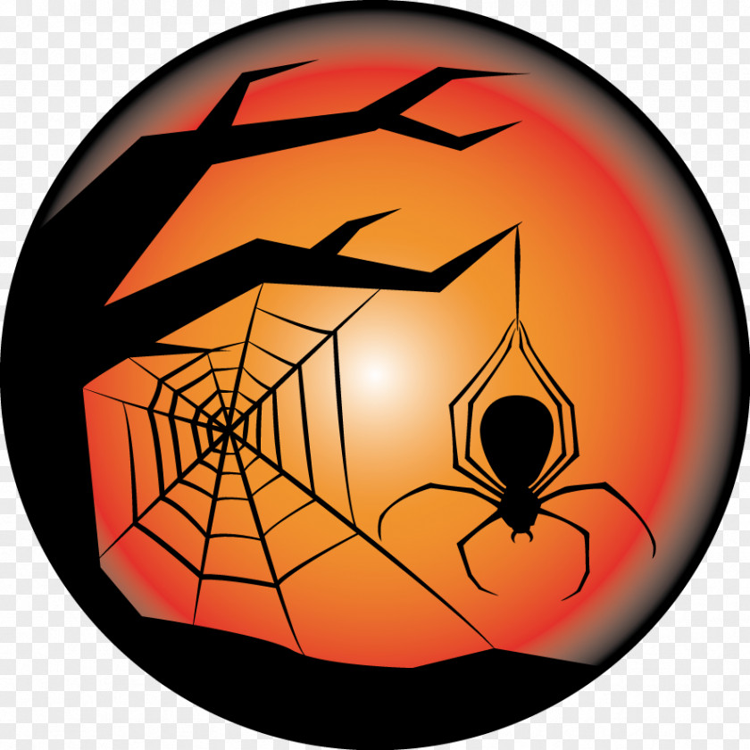 Vector Creative Design Halloween Spider Monster Big Picture Jack-o'-lantern PNG