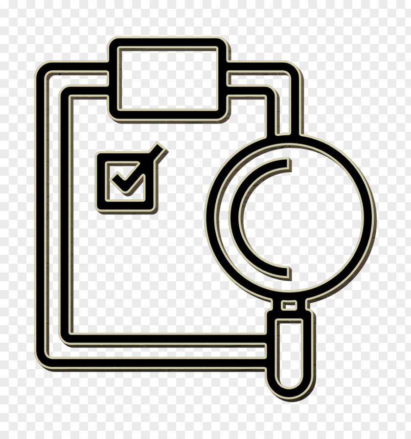 Clipboard Icon Search Survey PNG
