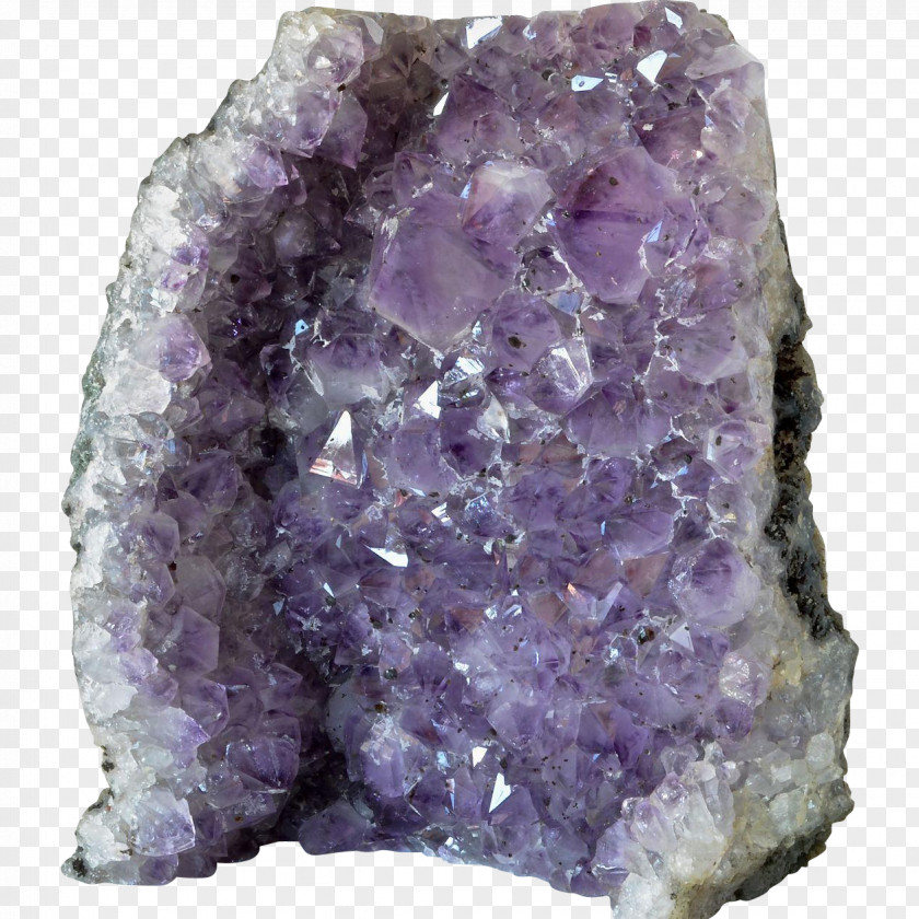 Geode Crystal Amethyst Quartz Druse PNG
