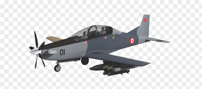 Military Aviation TAI Hürkuş EMB 312 Tucano Airplane Turkey Aircraft PNG