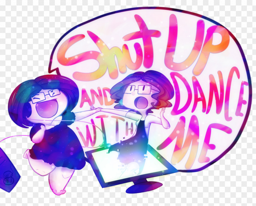 Shut Up And Dance Human Behavior Organism Pink M Clip Art PNG