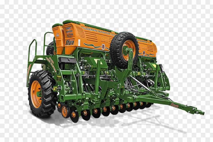 Tractor Seed Drill No-till Farming Machine PNG