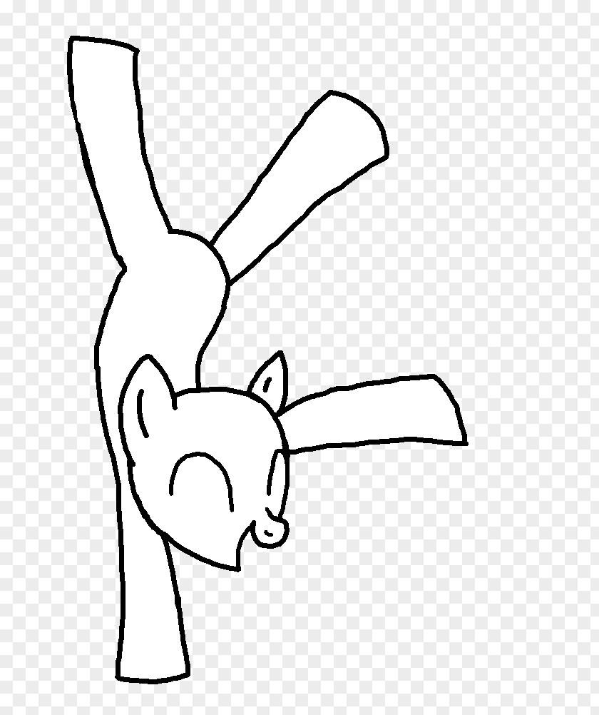 Handstand Domestic Rabbit Hare Drawing Line Art Clip PNG