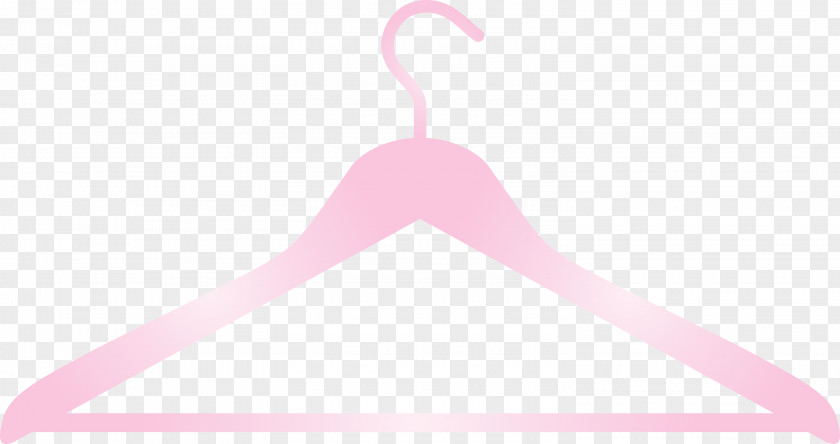 Pink Clothes Hanger Logo PNG