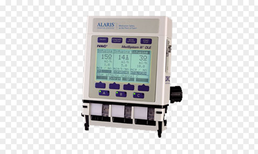 Syringe Infusion Pump Intravenous Therapy Baxter International PNG