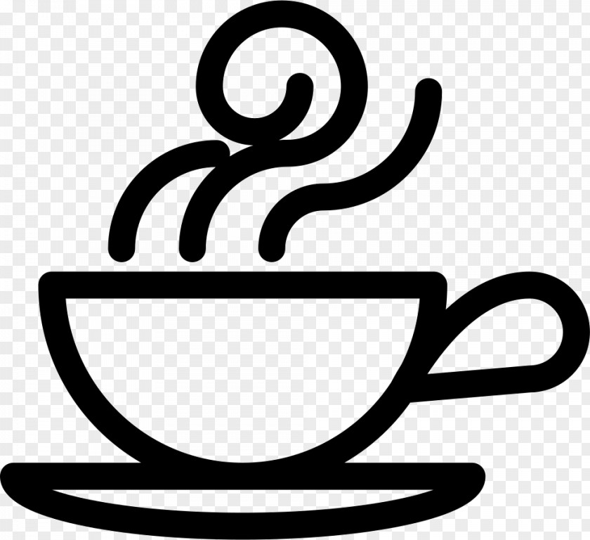 Cup Coffee Line White Clip Art PNG