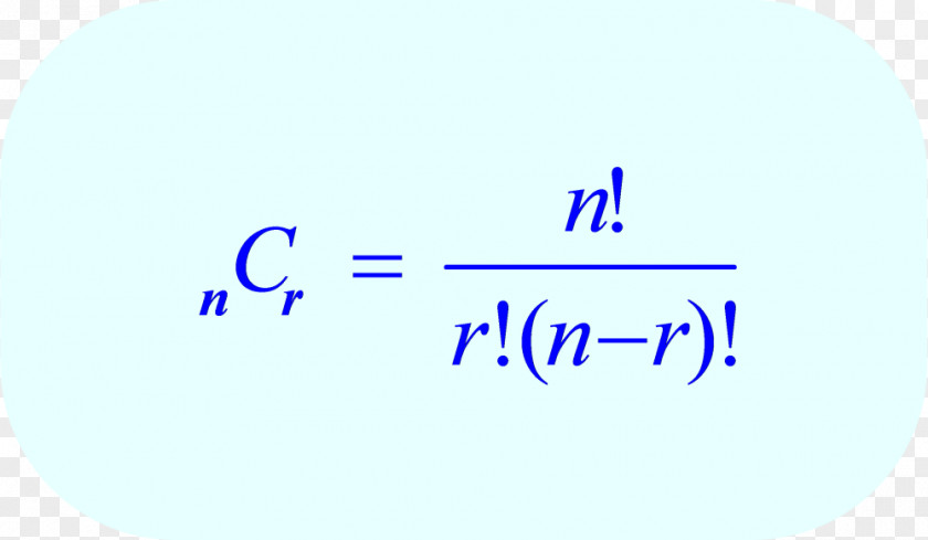 Mathematics Permutation Combination Combinatorics Formula PNG