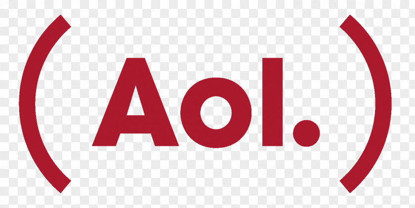 Red AOL Mail Logo AIM Email PNG