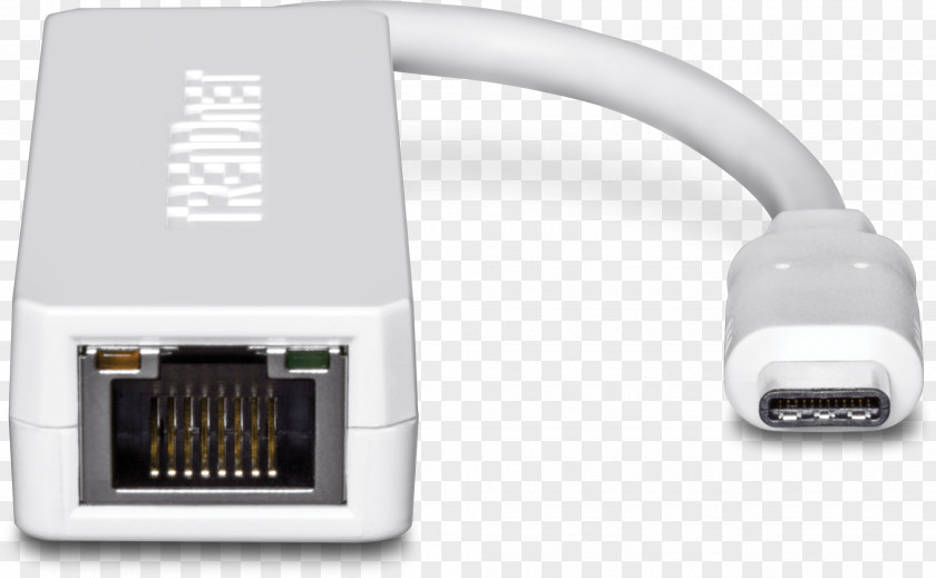 USB TRENDnet TUC-ETG USB-C To Gigabit Ethernet Adapter Network Cards & Adapters PNG