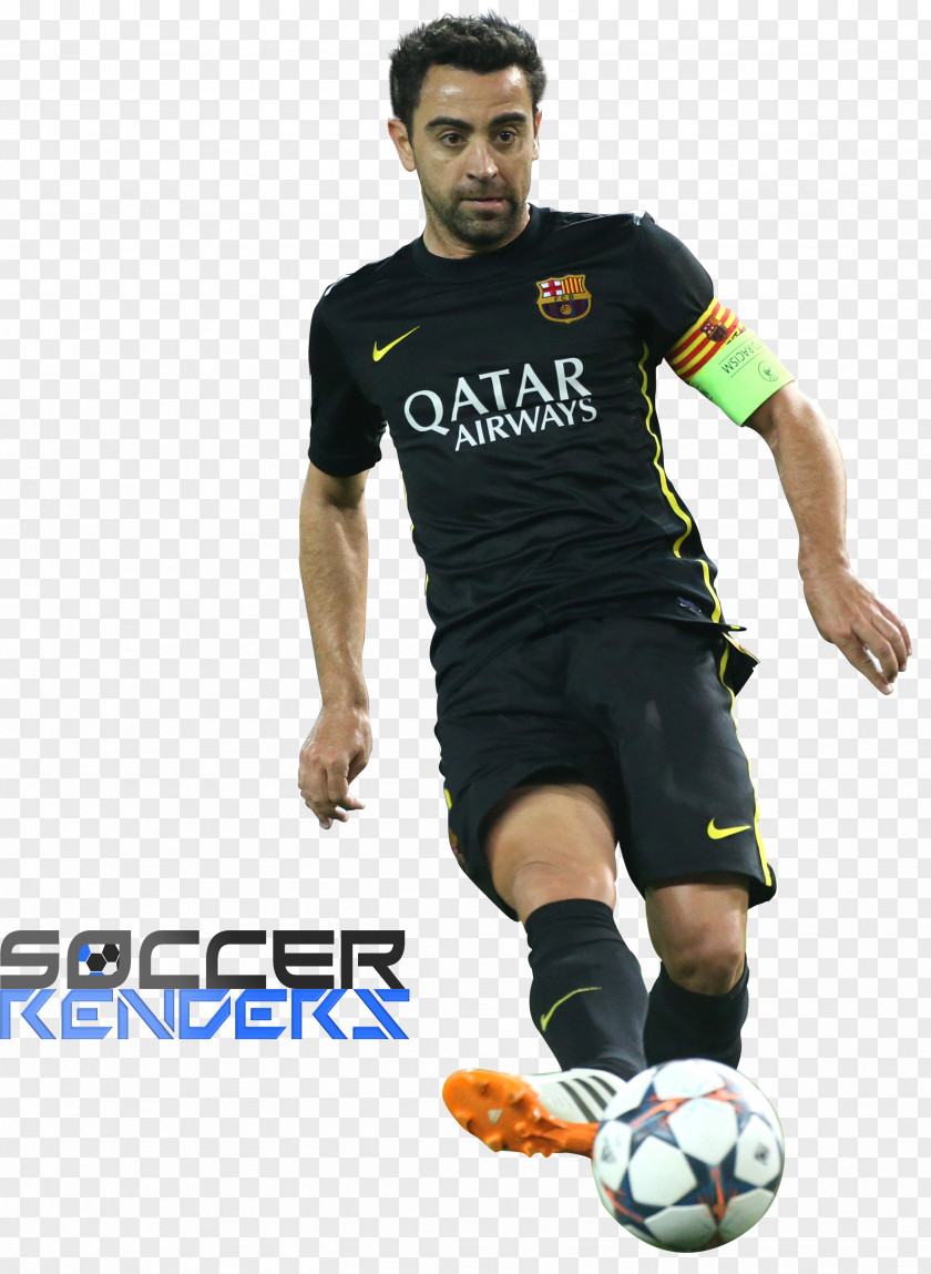 Football Xavi Jersey Player PNG