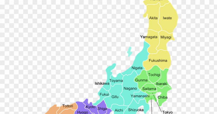 Japan Prefectures Of World Map PNG