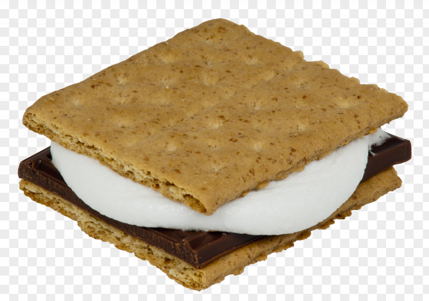 S S'more Graham Cracker Marshmallow Chocolate Campfire PNG