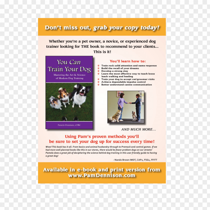 Dog Training Book Science PNG