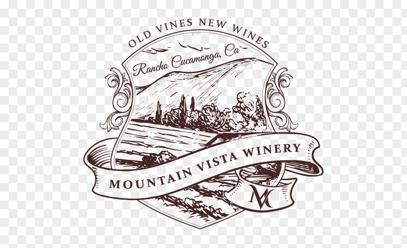 Wine Mountain Vista Winery & Vineyards Biane Family Properties Logo PNG