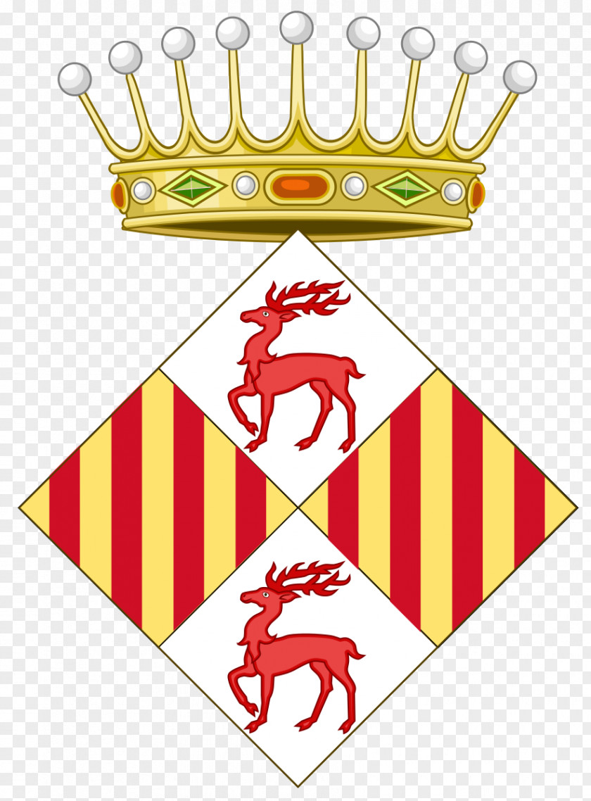 Count Of Cervera Crown Aragon Coat Arms Escut De PNG