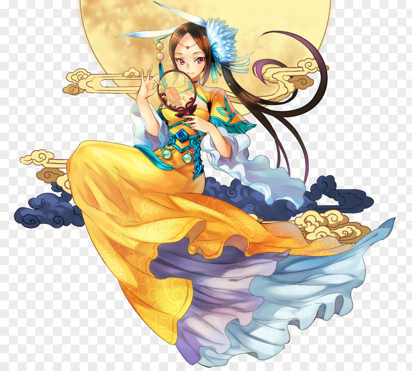 God Of War Chang'e Moon Rabbit Hou Yi Journey To The West Mid-Autumn Festival PNG