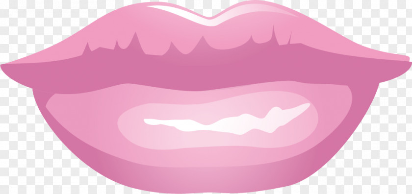 Hand Painted Purple Lips Lip Font PNG