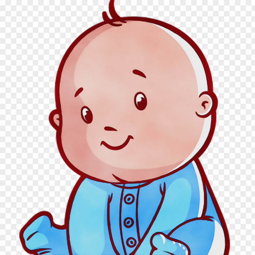 Red Head Cheek Face Cartoon Nose Child PNG