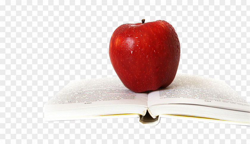 Apple And Books Still Life Photography PNG