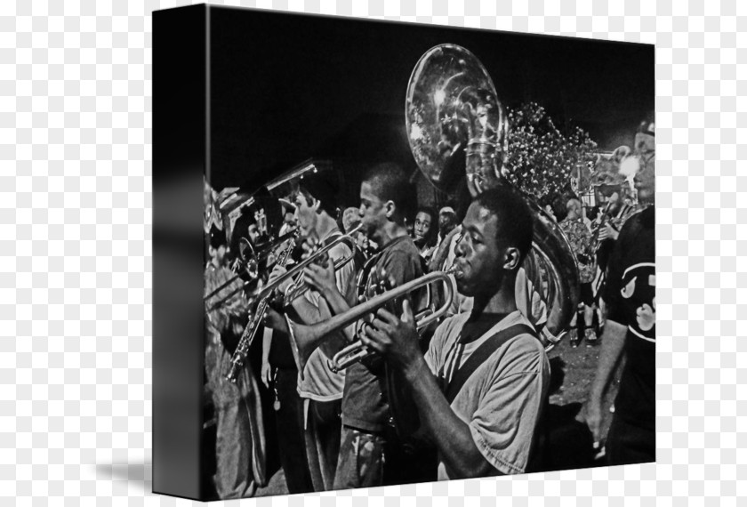 Brass Band Mellophone Poster White PNG