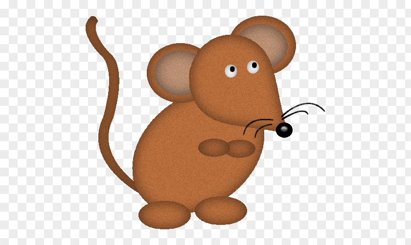 Cute Little Mouse Computer Cartoon PNG