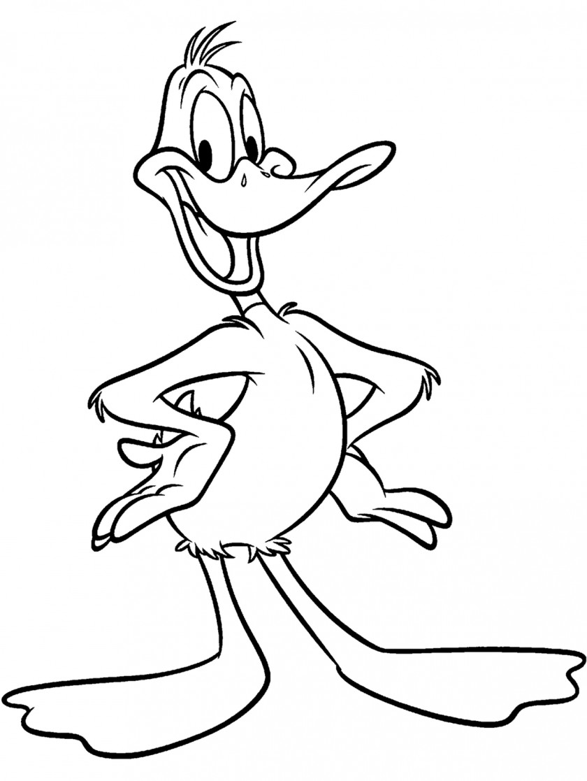Duck Hunting Coloring Pages Daffy Bugs Bunny Gossamer Book Looney Tunes PNG
