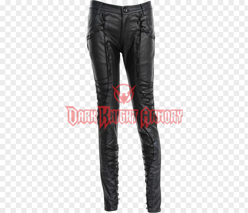 Jeans Waist Leggings Leather PNG