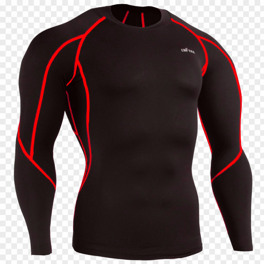 Reebok Long-sleeved T-shirt Rash Guard Clothing PNG