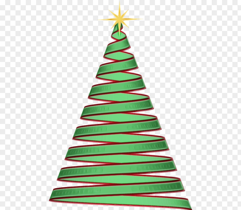 Evergreen Pine Christmas Decoration PNG