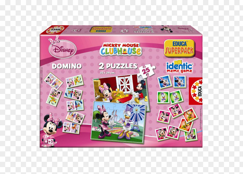 Minnie Mouse Jigsaw Puzzles Educa Borràs Game Mickey PNG