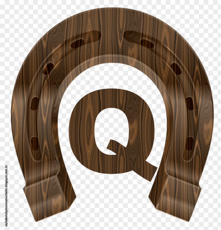 Nf Horseshoe Wood Paper Alphabet PNG