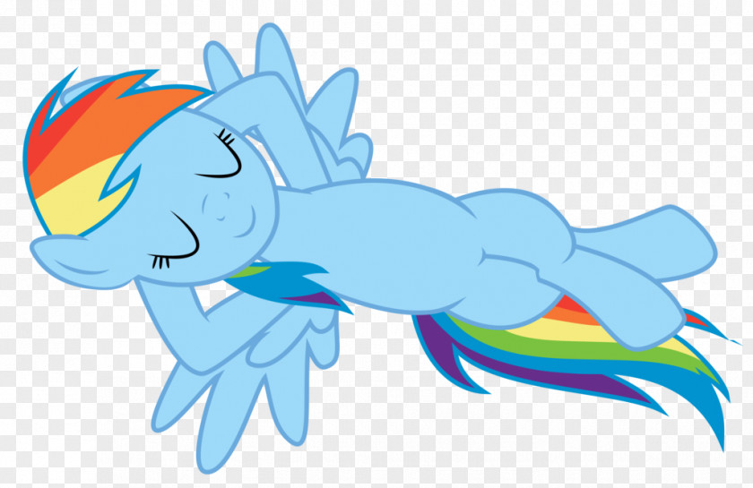 Relaxed My Little Pony Rainbow Dash PNG