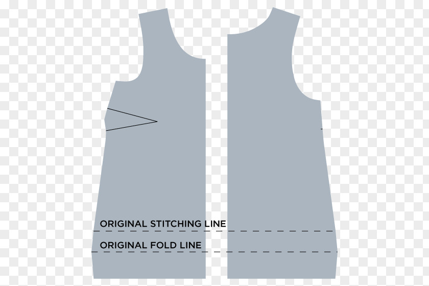 T-shirt Crop Top Sewing Pattern PNG