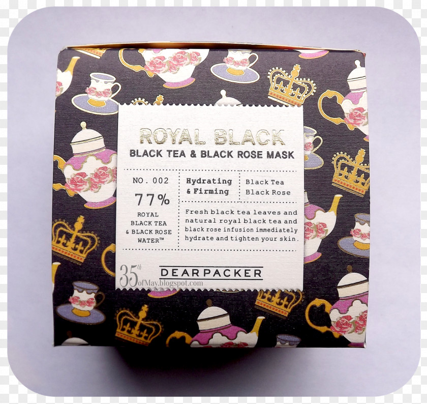 Tea Black Sisley Rose Cream Mask Ingredient PNG