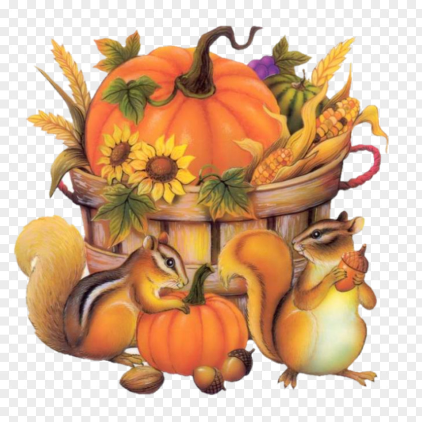 The Autumn Harvest Happy Fall Animation Clip Art PNG